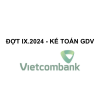 Đề thi Vietcombank năm 2024 (đợt 9) - vị trí Kế toán Giao dịch viên (miễn phí)